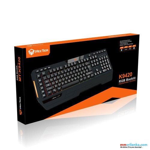 Meetion K9420 Macro Gaming Keyboard (6M)